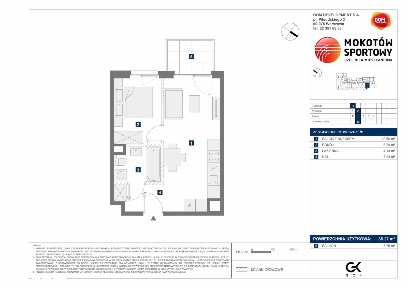 2-pokojowe mieszkanie 35m2 + balkon