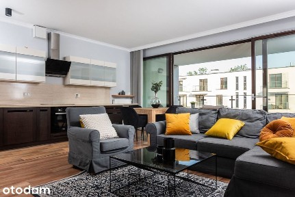 Trzypokojowy apartament nad Wisłą