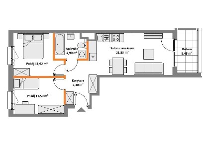 Szukasz mieszkania dla rodziny? 3 pokoje na Bielanach | 56 m² | 0% PCC