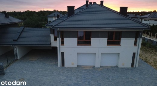 Nowy dom 152 m² na granicy z Kobiałkami - duży ogród!