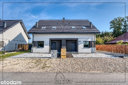 NOWOCZESNA POŁOWA BLIŹNIAKA | 103 m² | DZIAŁKA 242 m² | JAROCIN GLINKI