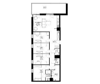 Apartament z TARASEM 20m2, super układem, w kameralnym projekcie!