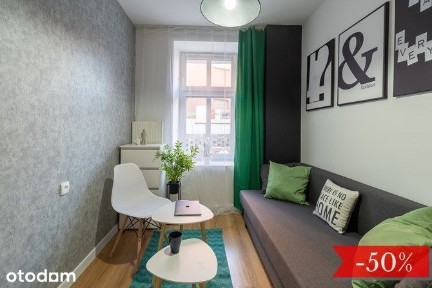 Jasna kawalerka, pet-friendly - Górnych Wałów 4