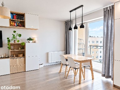 2 pokoje | 45,53 m² | duży balkon 8,15 m² | 4 piętro | winda