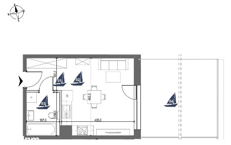Mieszkanie 28,88 m² z ogródkiem 49,53 m² | Marki | 0% prowizji