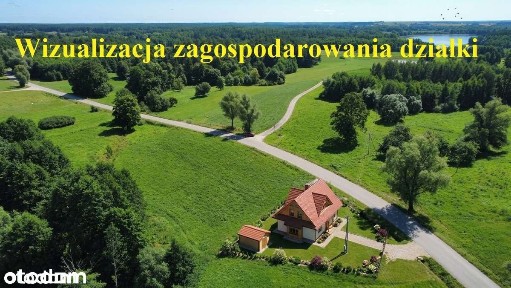Krasnopol - budynek z projektem pod dom