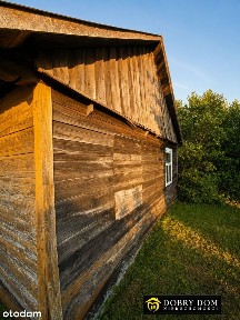 Podlaski dom z bala obok lasów