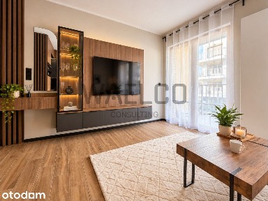 Designerska kawalerka w Cavalli z balkonem