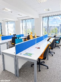 Komfortowy lokal biurowy z open space - idealny dla pracy zespołowej.