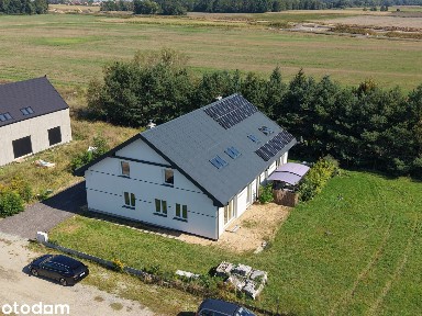Dom bliźniak z użytkowym poddaszem i garażem k/Kobierzyc