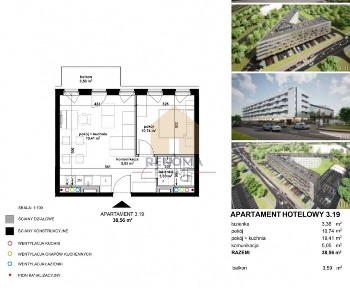 Apartament 39m2 2pok Zwycięska| Zarabiaj od zaraz