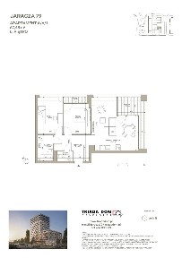 Mieszkanie, 73,04 m², Wrocław