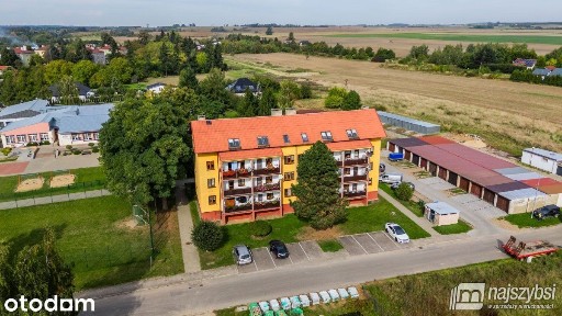Lipiany - mieszkanie -3 pokoje z murowanym garażem