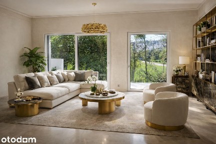 3 lub 4 pokoje, z każdego wyjście na balkon, wys. 2,78m, 2 łazienki