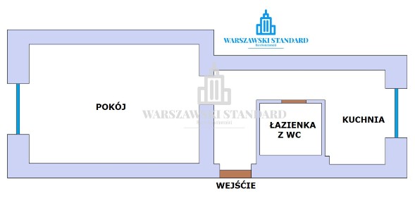 Wygodny pokój z kuchnią blisko mokotowskich parków - ul. Piaseczyńska!