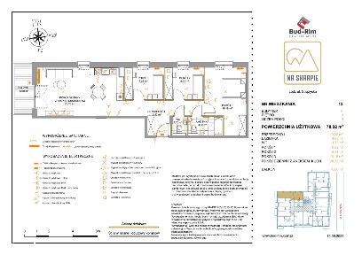 4-pokojowe mieszkanie 78m2 + balkon Bez Prowizji