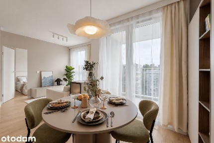 Gotowe do wprowadzenia I 2 pokoje I duży balkon I wysoki standard