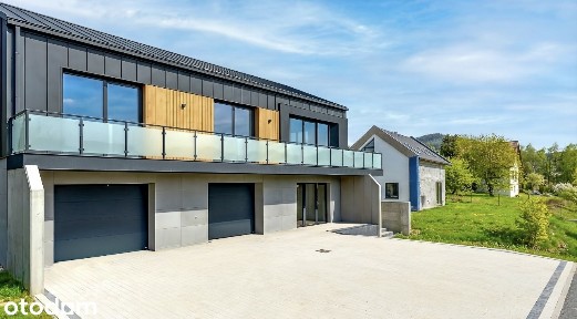 Nowoczesny dom 213m2, Lipowa- Widokowa ekspozycja, Dom parterowy
