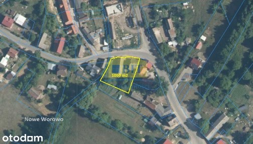 Przytulny dom na działce 1099 m2, Nowe Worowo