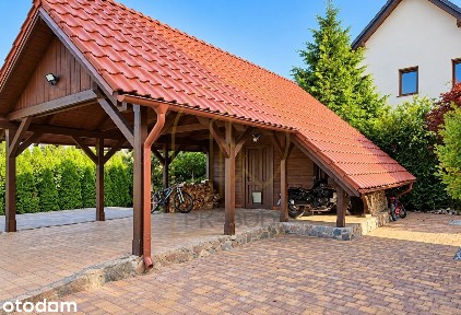 Dom z litego drewna | 115 m² | Sauna, pompa ciepła, fotowoltaika