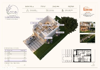 DOM 79,53 m2 Nowe Osiedle Lawendowa Łomża, OTWARTY SUFIT nad salonem
