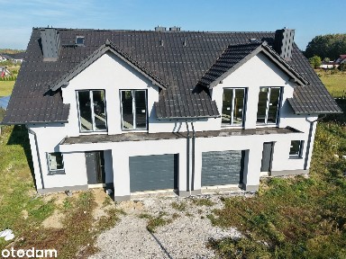 Dom jednorodzinny w zab.bliźniaczej-123,39 m²,garaż,malownicza okolica