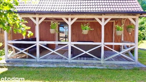 Siedlisko 4776 m2 obok zalewu i lasu * 2 domy i budynki gospodarcze