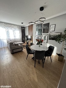 57 m2, 3 pokoje z balkonem, w pełni wyposażone, wystawa wschód-zachód