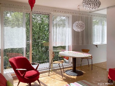 Słoneczne mieszkanie w bloku, 40 m2: dwa pokoje, kuchnia, łazienka z WC, balkon, Łódź, Makuszyńskiego