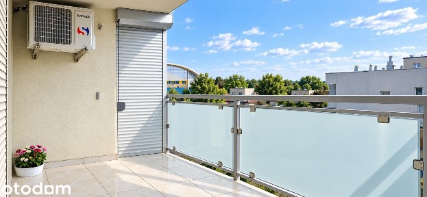 3 pokoje, klimatyzacja, duża loggia, blok-cegła, parking, Nowy Dobrzec