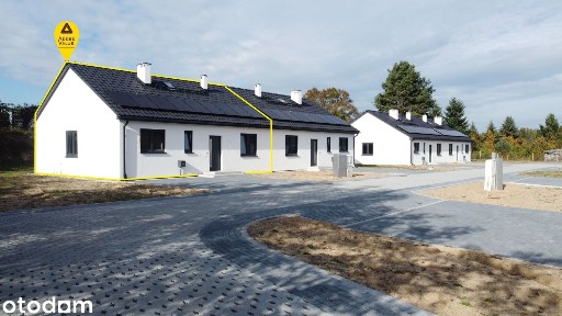 Nowy dom parterowy 91,5 m² | 3 sypialnie | ogród 518 m² - Pszczew