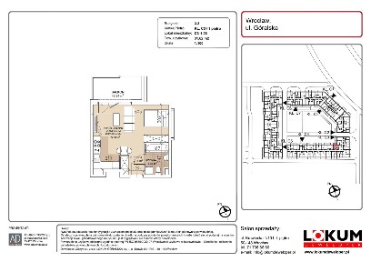 1-pokojowe mieszkanie 31m2 + balkon