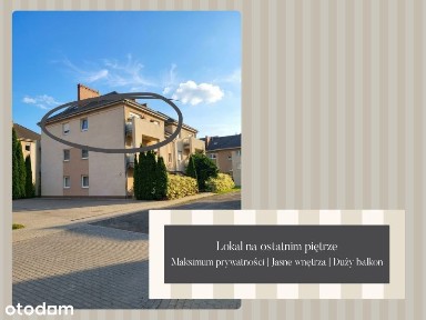 Mieszkanie dwupoziomowe, 4 pokojowe z miejscem parkingowym balkon