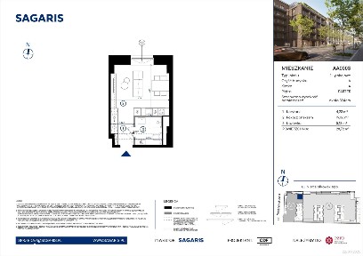 1-pokojowe mieszkanie 28m2 Bezpośrednio