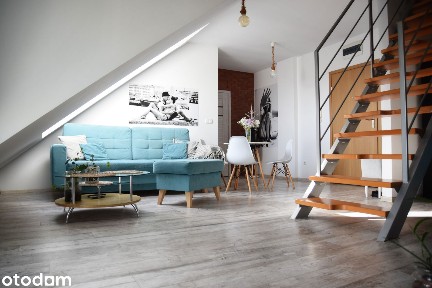 Sprzedam wyposażone, 3-pokojowe, dwupoziomowe mieszkanie - 58,18 m²