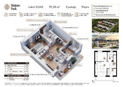 Binków Park - Apartament - C2 - Taras - Parking