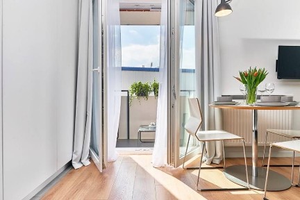 Studio z balkonem 22,56 m²/ bezpośrednio