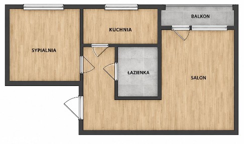 ul. Energetyków, Ruda Śląska | 2 pokoje | do odświeżenia