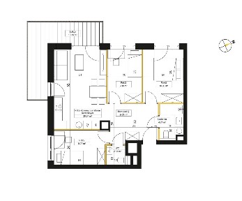 Kompaktowe 4 pokoje| Duży Narożny Balkon| 3 podobne sypialnie|