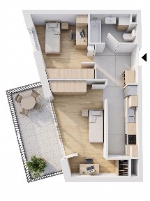 Morska Vita Develia #cesja umowy, Gdynia Leszczynki 2 pokoje 4 piętro