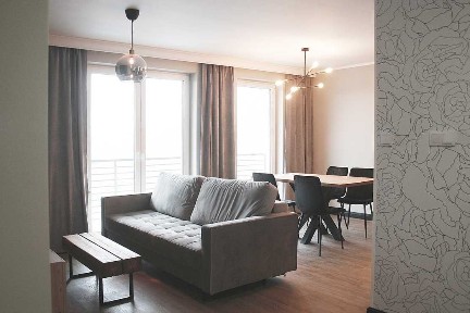 Osiedle Nowy Park - 49m2 z widokiem na park - duzy salon, sypialnia, garderoba.