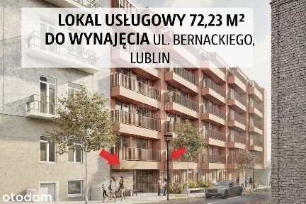 Lokal usługowy 72m2 w śródmieściu |ul. Biernackieg