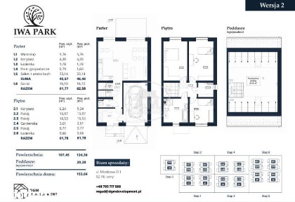 Kolejny etap |Klima|Garaż|Działka 214,34 m²