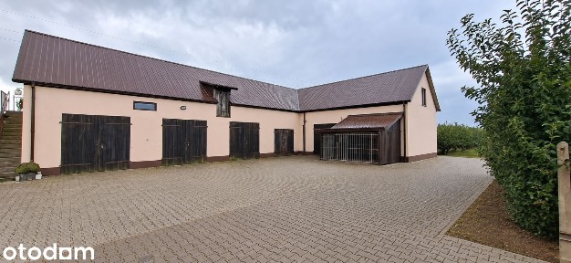DOM, SAD JABŁONIOWY 1,1 HA I BUDYNKI GOSPODARCZE - MĄKOLNO