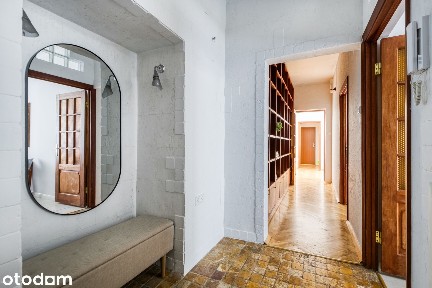 Przestronne i wysokie mieszkanie, Warszawa, Stary Mokotów (86 m2)