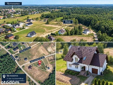 Dom przy lesie | 1528 m² działki | Skrzeszewo