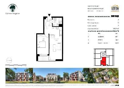 Apartament z balkonem 