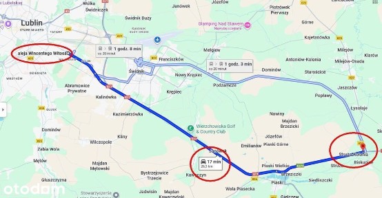 Siedlisko na działce 99a 20 minut od Lublina.