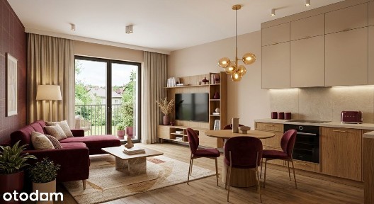 Idealne na pierwsze M! Centrum Kato, balkon!