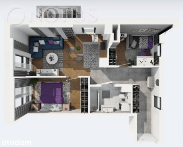 M4 z BALKONEM |53m²| III Piętro |0% Prow| Gliwice
